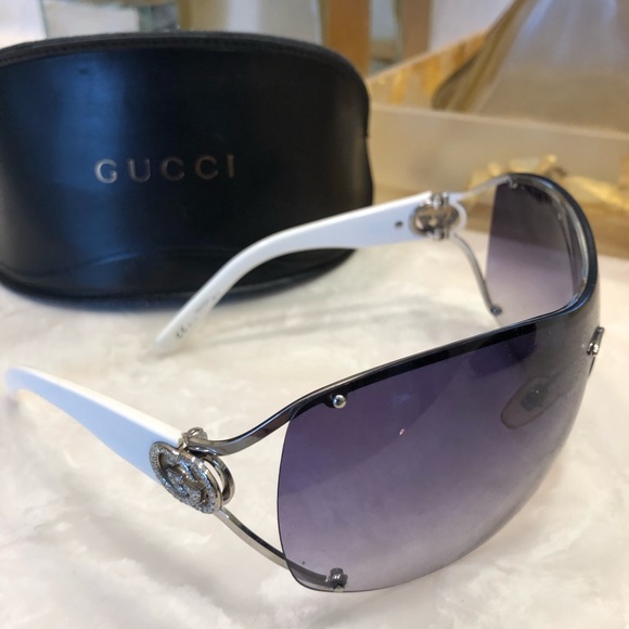 Gucci Sunglasses Aviator Style Gg Logo 